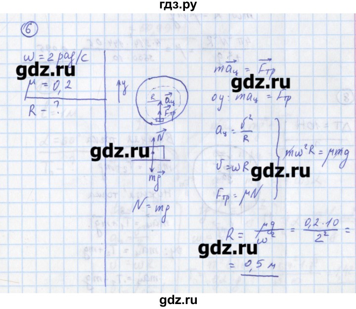 ГДЗ по физике 10‐11 класс Громцева сборник задач  глава 2 / параграф 19 - 6, Решебник