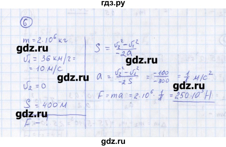 ГДЗ по физике 10‐11 класс Громцева сборник задач  глава 2 / параграф 4 - 6, Решебник