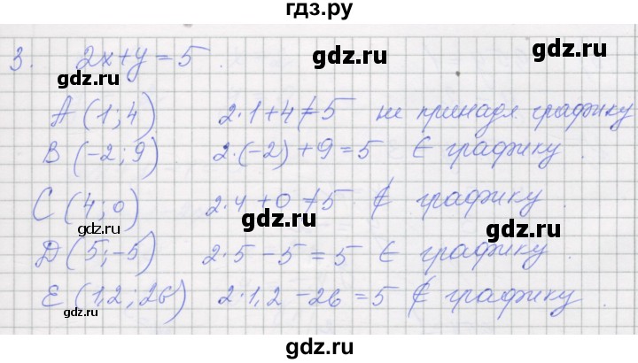 ГДЗ по алгебре 7 класс Миндюк рабочая тетрадь  параграф 36 - 3, Решебник