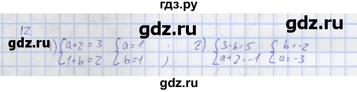 ГДЗ по алгебре 7 класс Колягин рабочая тетрадь  параграф 33 - 12, Решебник