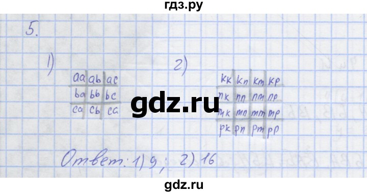 ГДЗ по алгебре 7 класс Колягин рабочая тетрадь  параграф 39 - 5, Решебник