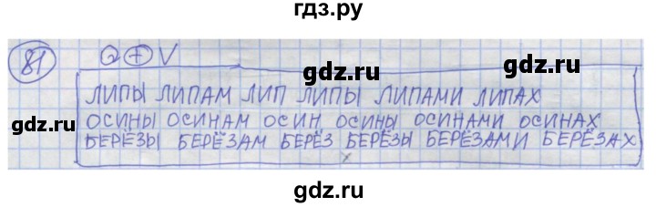ГДЗ по информатике 4 класс Семенов рабочая тетрадь  номер - 81, Решебник №1