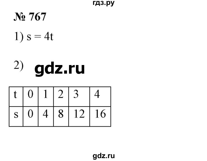 ГДЗ по алгебре 7 класс Колягин   упражнение - 767, Решебник №1