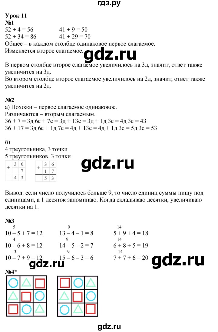 ГДЗ по математике 2 класс Петерсон рабочая тетрадь часть 1. страница - 22, Решебник 2023