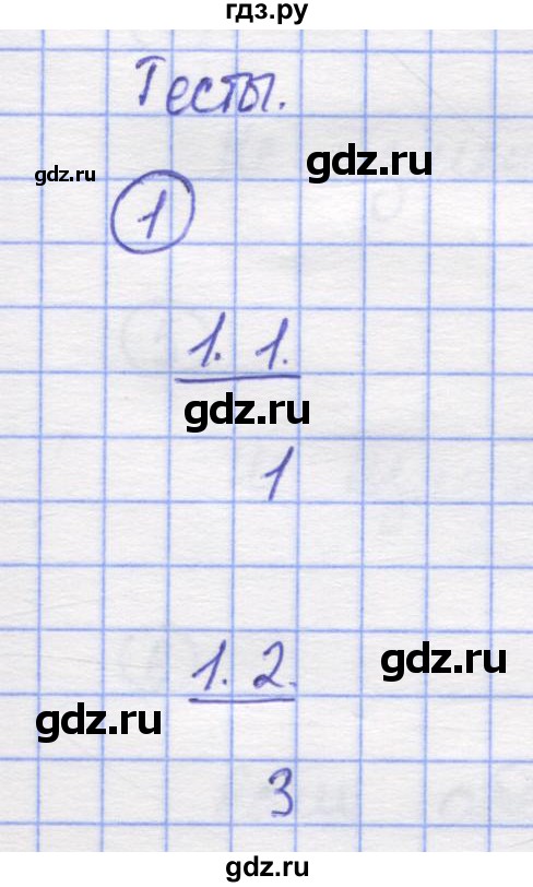 ГДЗ по математике 5 класс Козлов   глава 11 / параграф 4 / тесты. задание - 1, Решебник