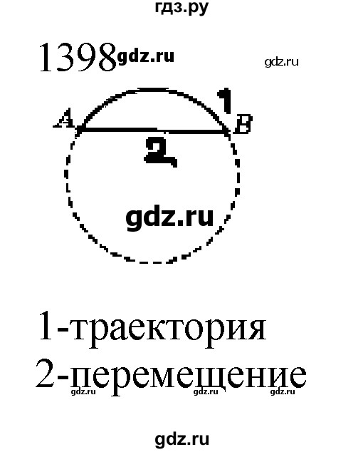ГДЗ по физике 7‐9 класс  Перышкин Сборник задач  номер - 1398, Решебник