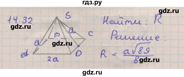 ГДЗ по геометрии 11 класс Мерзляк  Углубленный уровень параграф 14 - 14.32, Решебник