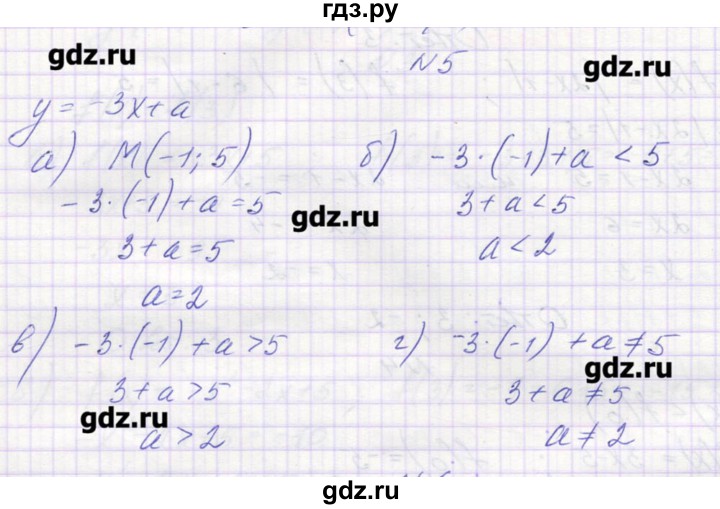 ГДЗ по алгебре 9 класс Звавич дидактические материалы  вариант 1 / С-1 - 5, Решебник 