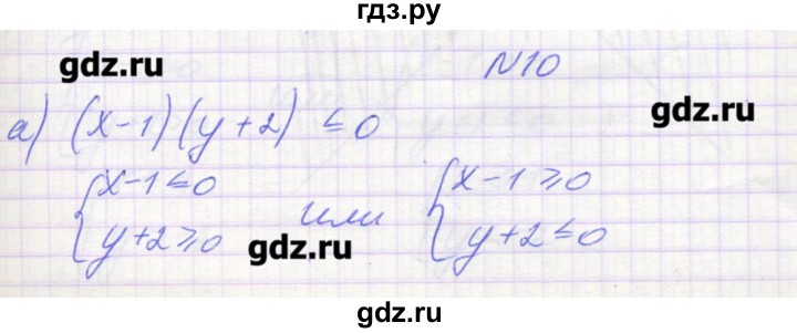 ГДЗ по алгебре 9 класс Звавич дидактические материалы  вариант 1 / С-29 - 10, Решебник 