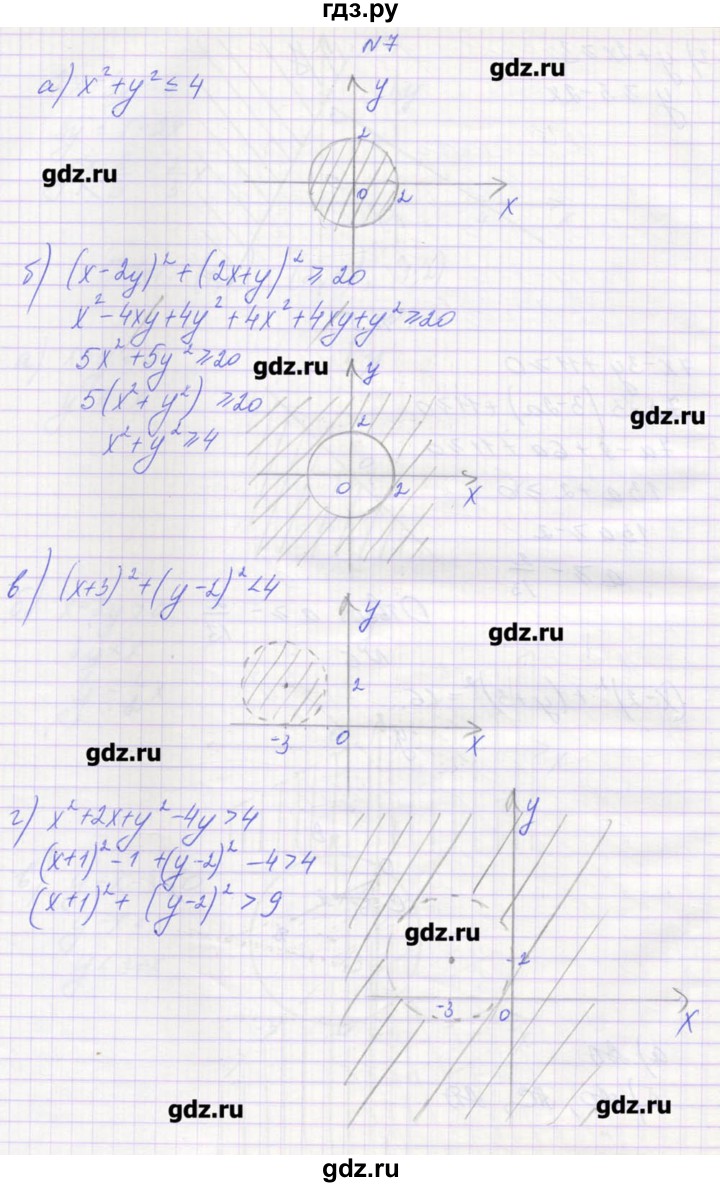 ГДЗ по алгебре 9 класс Звавич дидактические материалы  вариант 1 / С-29 - 7, Решебник 