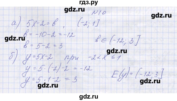 ГДЗ по алгебре 9 класс Звавич дидактические материалы  вариант 2 / С-3 - 10, Решебник 
