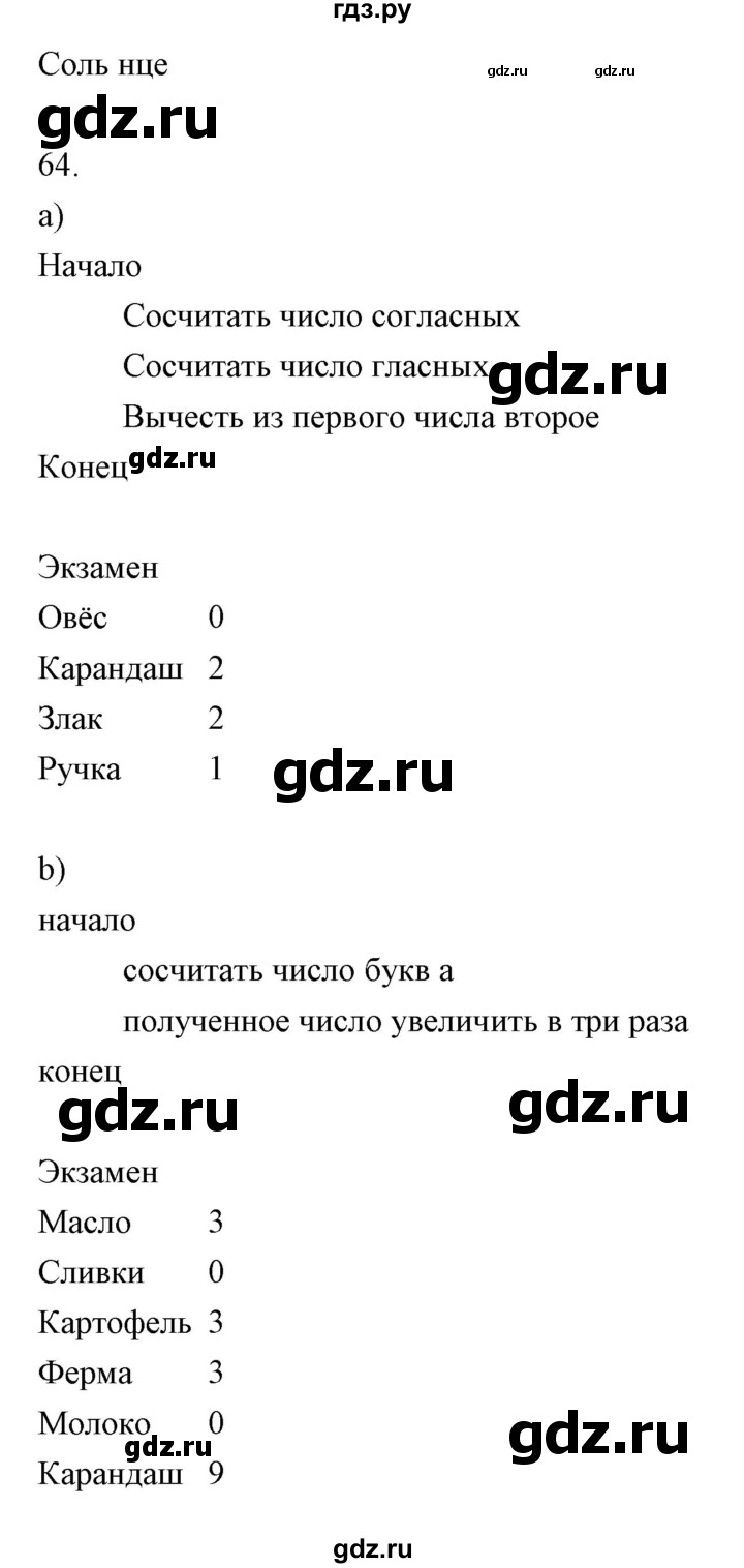 ГДЗ по информатике 2 класс Бененсон часть 2 (страницы) - 52-53, Решебник