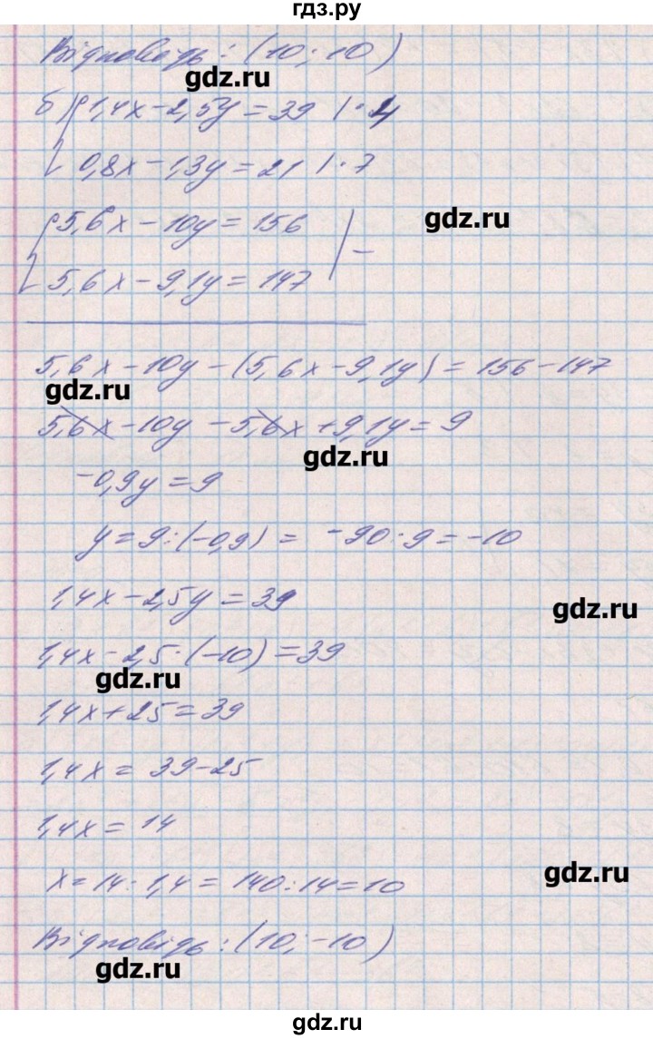 ГДЗ по алгебре 8 класс Бевз   вправа - 1041, Решебник