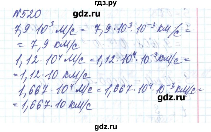 ГДЗ по алгебре 8 класс Бевз   вправа - 520, Решебник