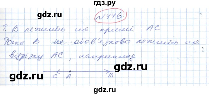ГДЗ по геометрии 9 класс Ершова   завдання - 446, Решебник №1