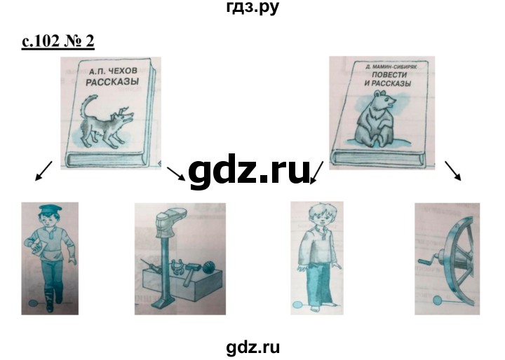 ГДЗ по литературе 4 класс Кубасова рабочая тетрадь  часть 1 (страница) - 102, Решебник
