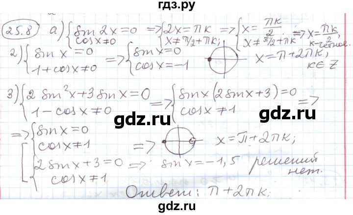 ГДЗ по алгебре 11 класс Мерзляк  Углубленный уровень параграф 25 - 25.8, Решебник
