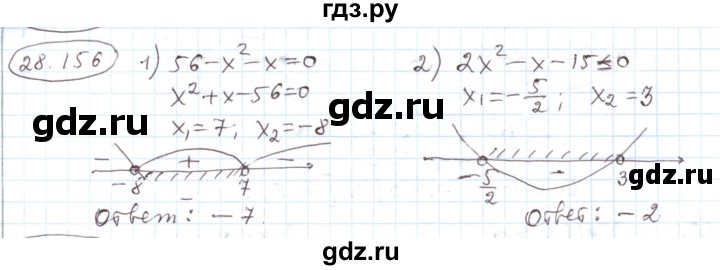 ГДЗ по алгебре 11 класс Мерзляк  Углубленный уровень параграф 28 - 28.156, Решебник