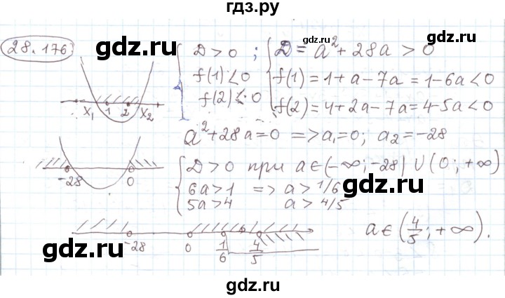 ГДЗ по алгебре 11 класс Мерзляк  Углубленный уровень параграф 28 - 28.176, Решебник