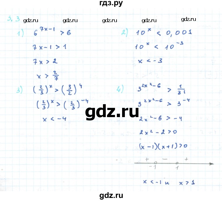 ГДЗ по алгебре 11 класс Мерзляк  Углубленный уровень параграф 3 - 3.3, Решебник
