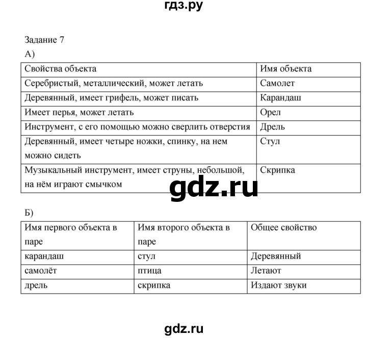 ГДЗ по информатике 3 класс Матвеева рабочая тетрадь  §14 - 7, Решебник №1