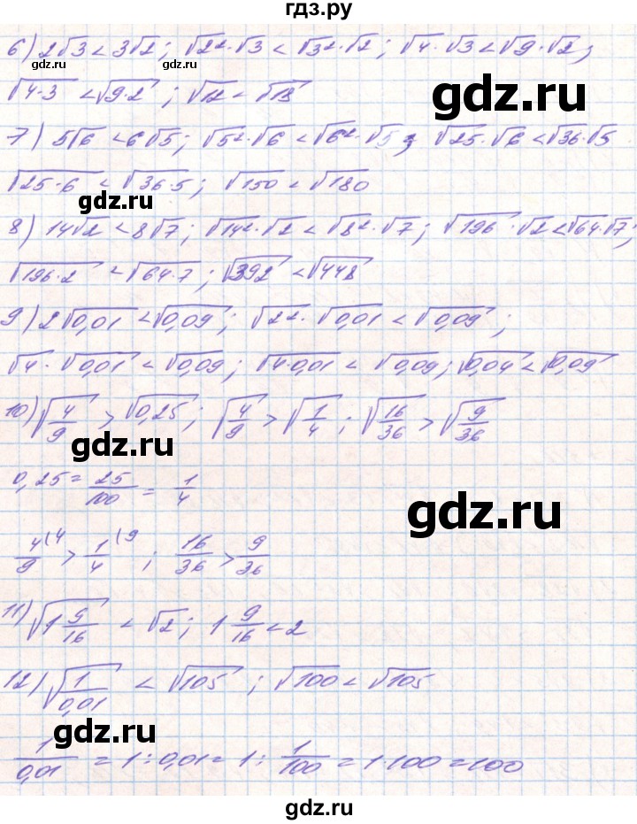 ГДЗ по алгебре 8 класс Тарасенкова   вправа - 516, Решебник