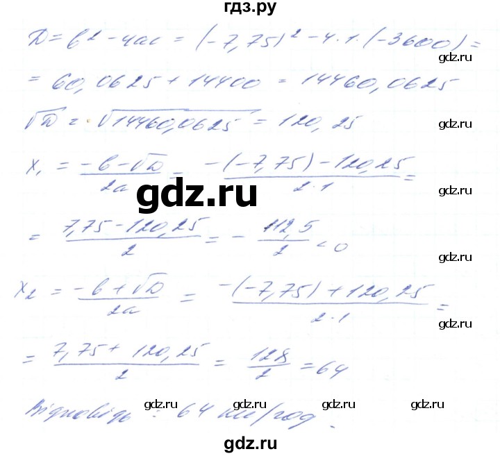 ГДЗ по алгебре 8 класс Кравчук   вправа - 1041, Решебник