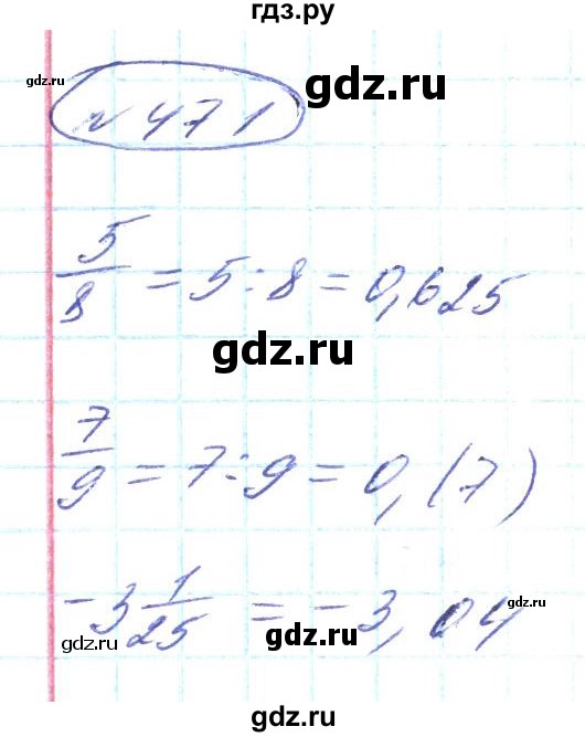 ГДЗ по алгебре 8 класс Кравчук   вправа - 471, Решебник
