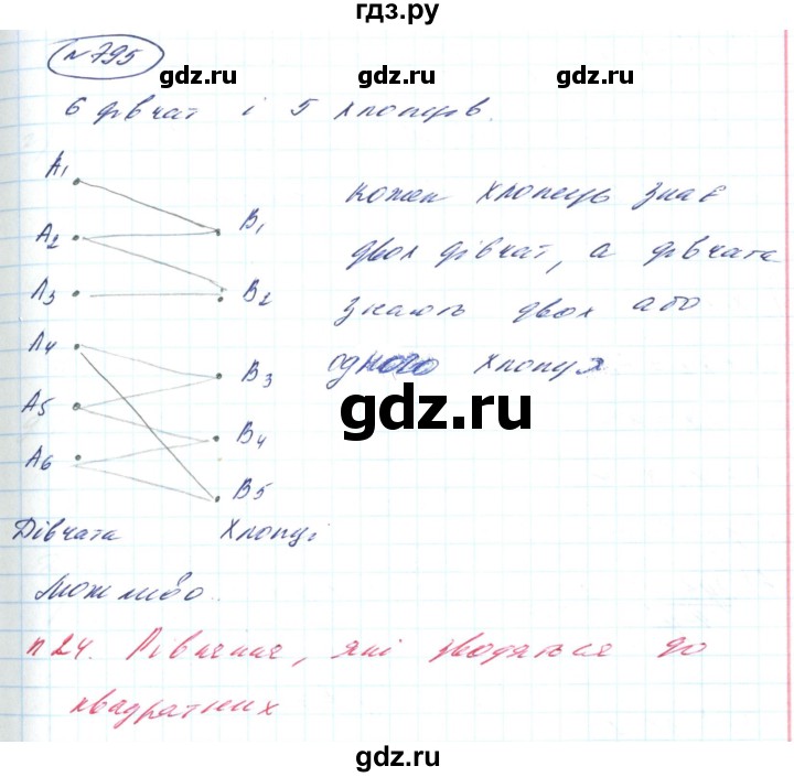 ГДЗ по алгебре 8 класс Кравчук   вправа - 795, Решебник