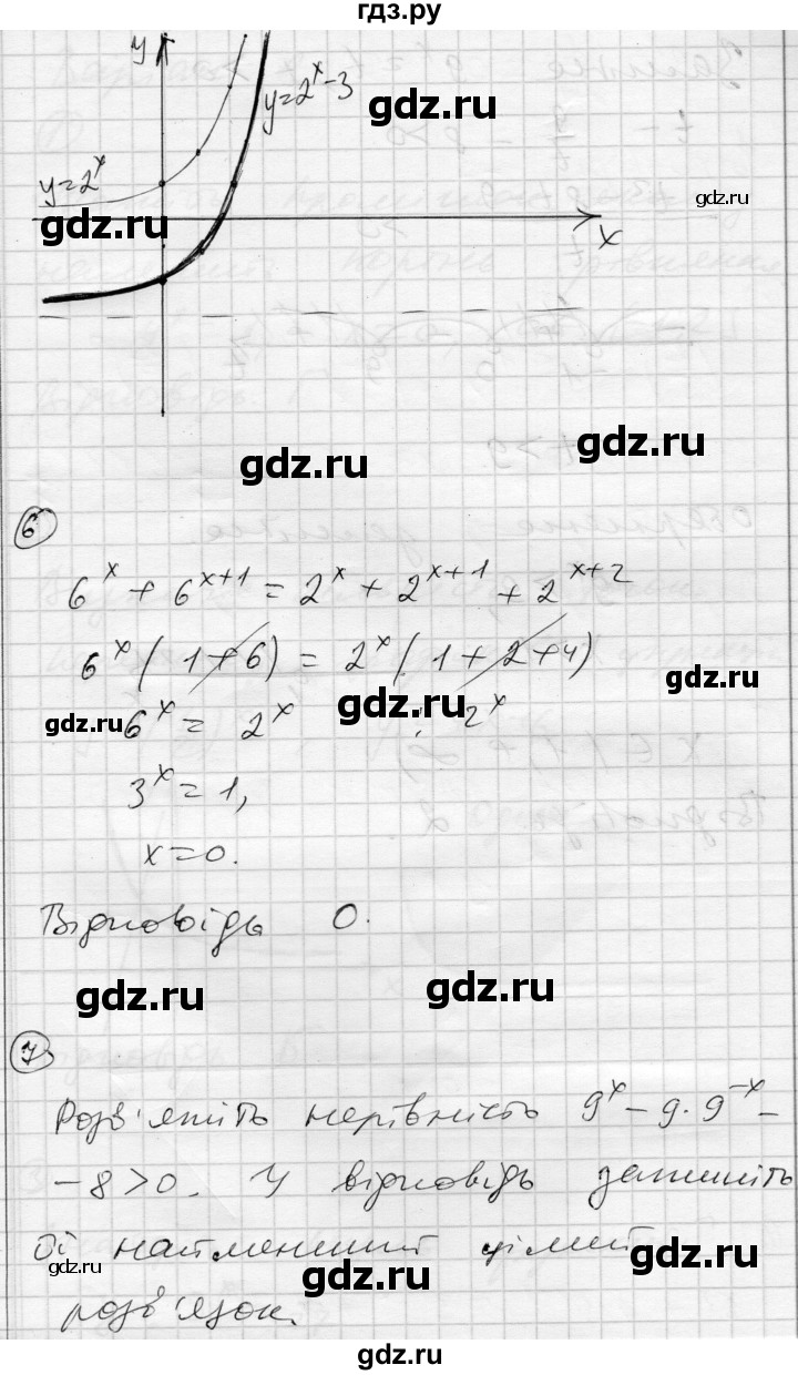 ГДЗ по алгебре 11 класс Зинченко комплексная тетрадь для контроля знаний Уровень стандарта сторінка - 18, Решебник