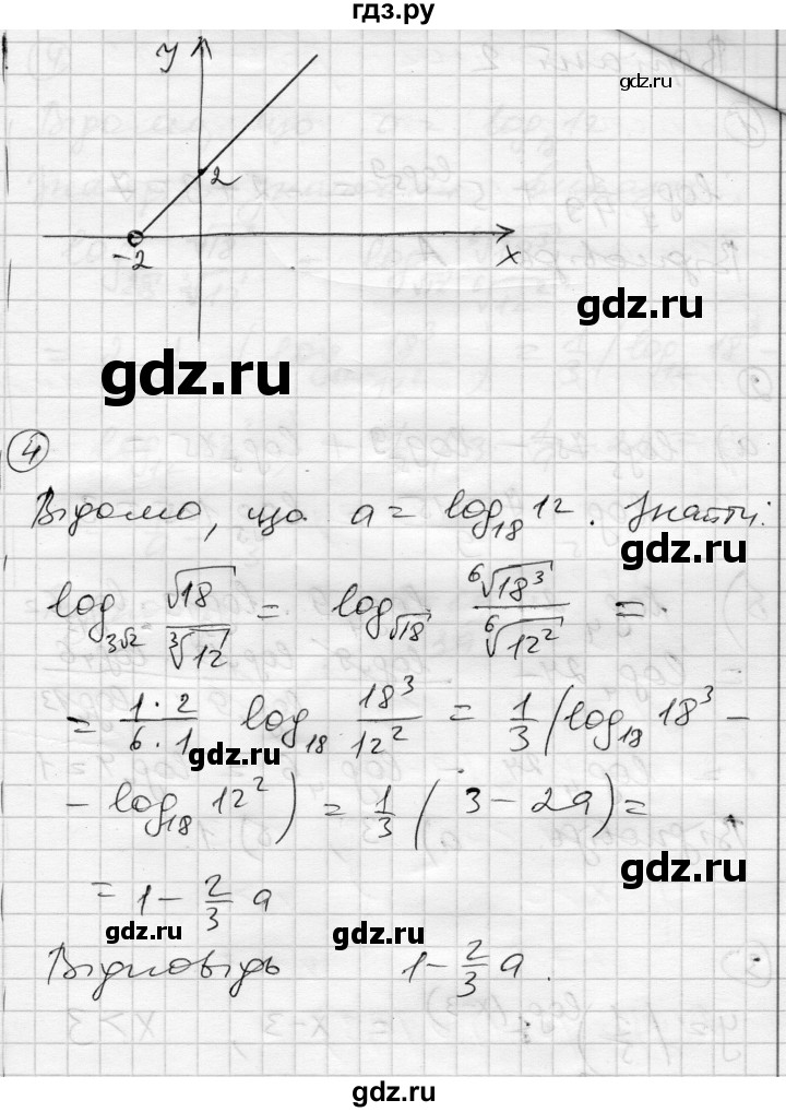 ГДЗ по алгебре 11 класс Зинченко комплексная тетрадь для контроля знаний Академический уровень сторінка - 11, Решебник