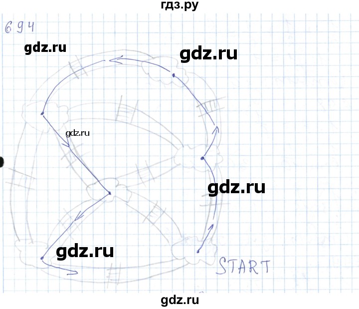 ГДЗ по математике 5 класс Алдамуратова   упражнение - 694, Решебник