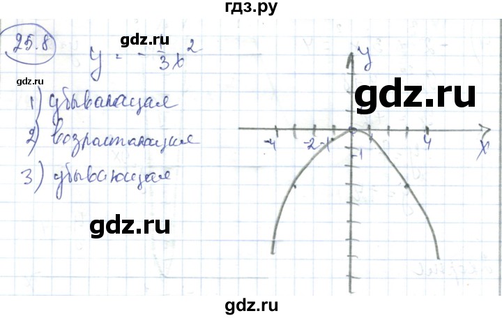 ГДЗ по алгебре 7 класс Абылкасымова   параграф 25 - 25.8, Решебник
