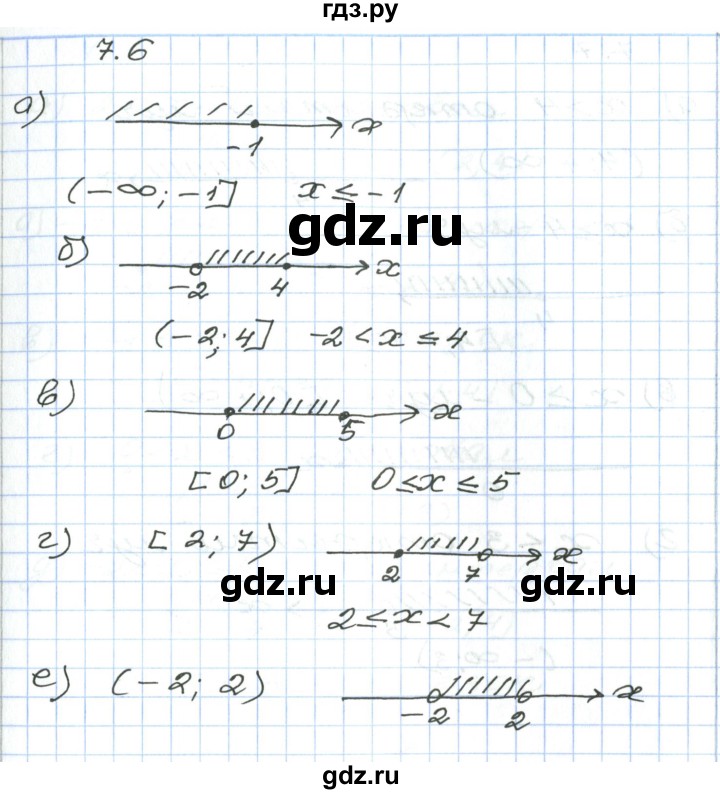ГДЗ по алгебре 7 класс Мордкович   параграф 7 - 7.6, Решебник