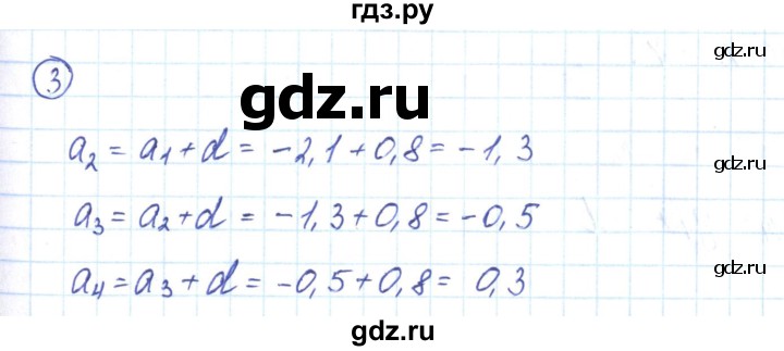ГДЗ по алгебре 9 класс Мерзляк рабочая тетрадь  параграф 22 - 3, Решебник
