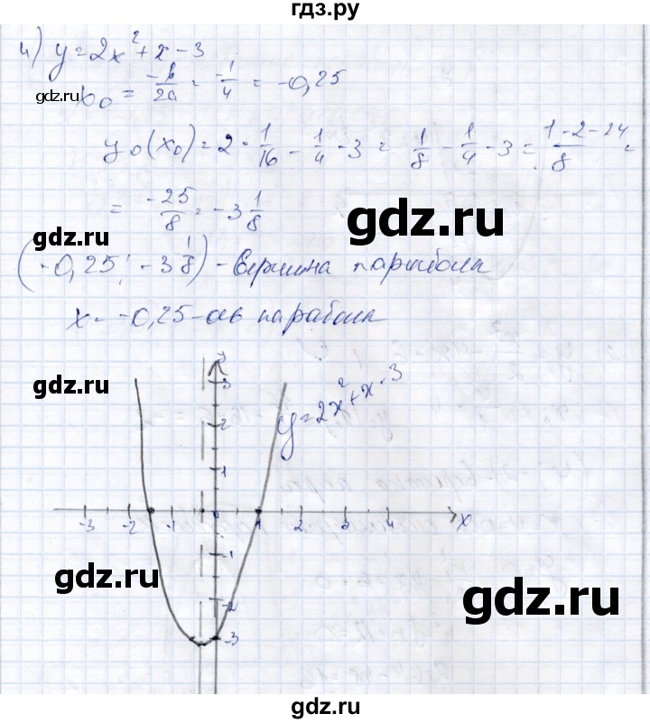 ГДЗ по алгебре 9 класс Шыныбеков   раздел 0 / упражнение - 0.25, Решебник