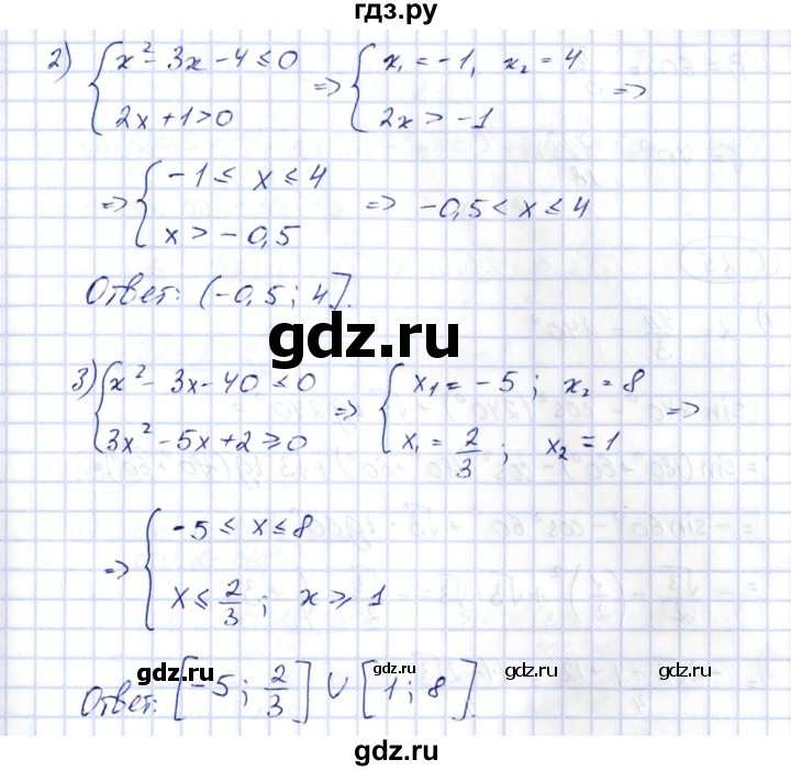 ГДЗ по алгебре 10 класс Шыныбеков   раздел 0 - 0.23, Решебник