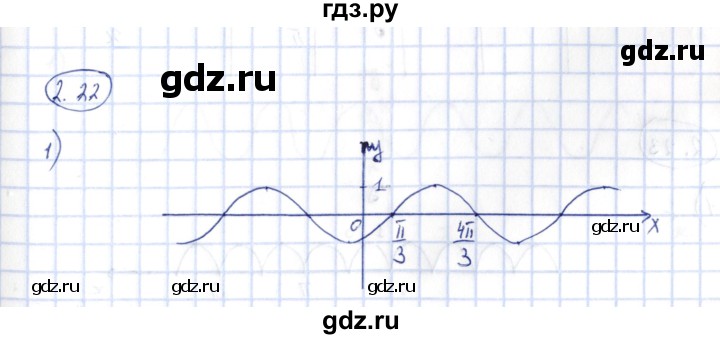 ГДЗ по алгебре 10 класс Шыныбеков   раздел 2 - 2.22, Решебник