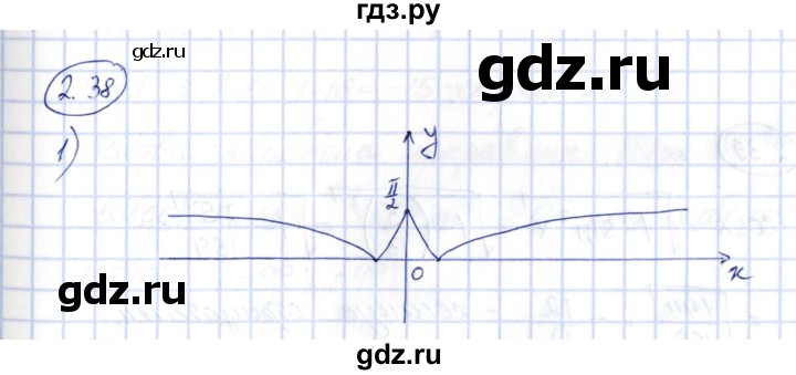 ГДЗ по алгебре 10 класс Шыныбеков   раздел 2 - 2.38, Решебник