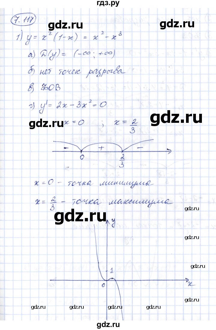 ГДЗ по алгебре 10 класс Шыныбеков   раздел 7 - 7.117, Решебник