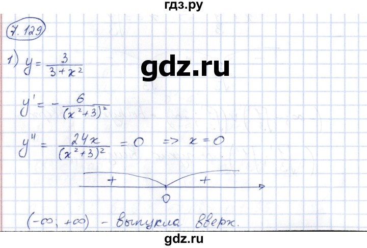 ГДЗ по алгебре 10 класс Шыныбеков   раздел 7 - 7.129, Решебник
