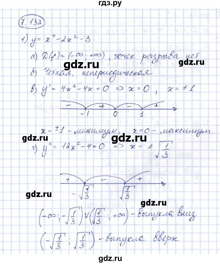 ГДЗ по алгебре 10 класс Шыныбеков   раздел 7 - 7.132, Решебник