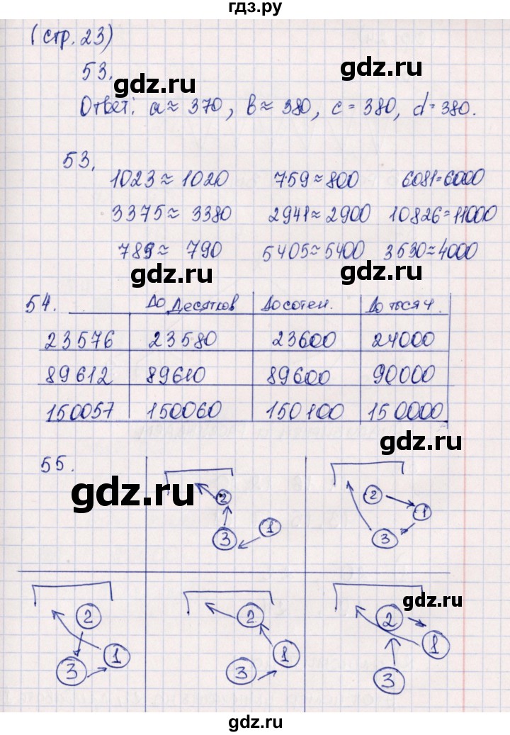 ГДЗ по математике 5 класс  Бунимович тетрадь-тренажер  страница - 23, Решебник