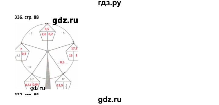 ГДЗ по математике 5 класс Лебединцева рабочая тетрадь  тетрадь 2 - 336, Решебник