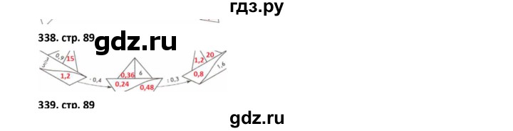 ГДЗ по математике 5 класс Лебединцева рабочая тетрадь  тетрадь 2 - 338, Решебник