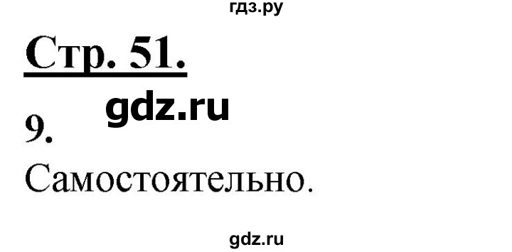 ГДЗ по русскому языку 4 класс Александрова страница - 51, Решебник №1 2020