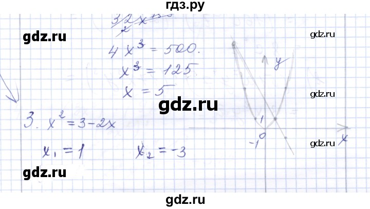 ГДЗ по алгебре 7 класс  Шуркова контрольные работы (к учебнику Мордкович)  контрольная 4 / вариант 2 - 3, Решебник