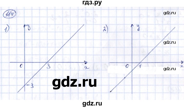 ГДЗ по алгебре 9 класс Кузнецова сборник заданий  раздел 2 - 184, Решебник