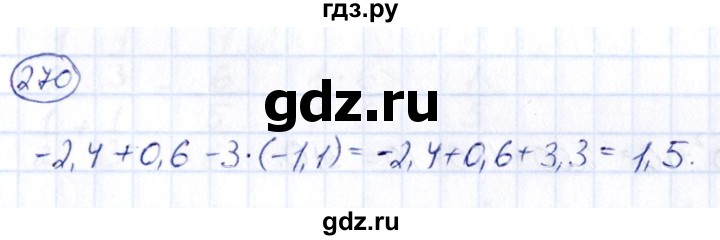 ГДЗ по алгебре 9 класс Кузнецова сборник заданий  задания - 270, Решебник