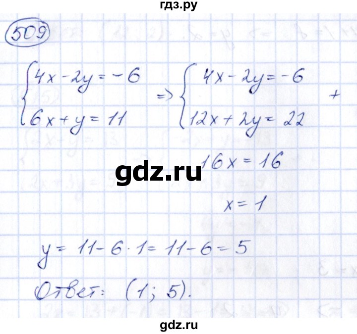 ГДЗ по алгебре 9 класс Кузнецова сборник заданий  задания - 509, Решебник